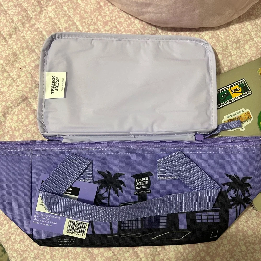 Trader Joe's MINI Lavender Insulated bag